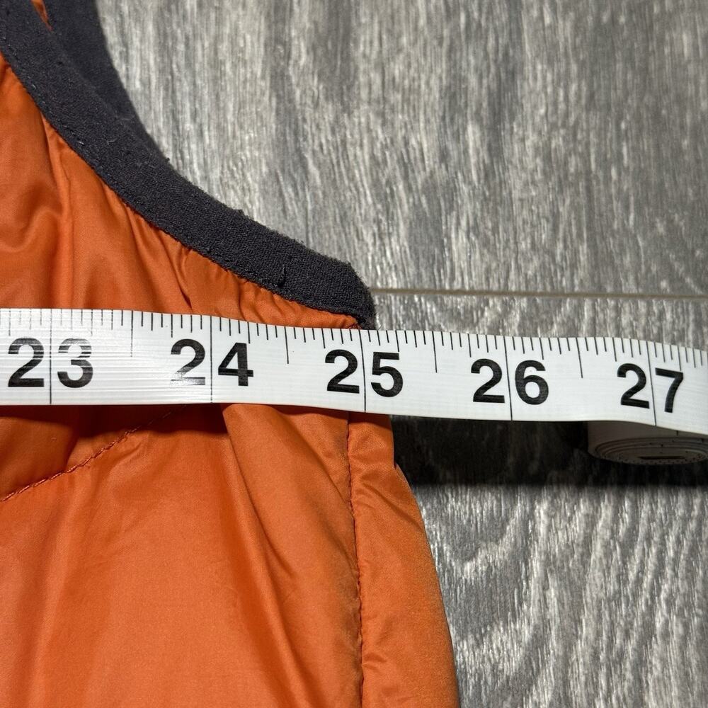 Free Country Down Fill Puffer Vest Mens XXL Orange Zip Hiking Hunting Gorpcore - Picture 8 of 8